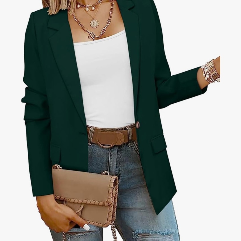 Women's Green Blazer
